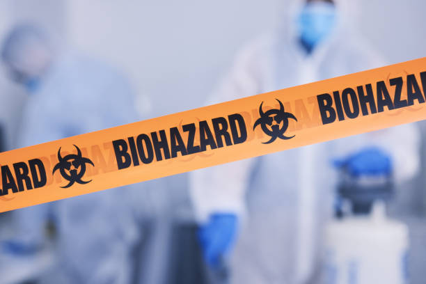 Professional Biohazard technician working in Park City, UT
